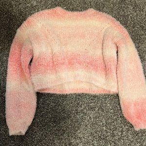 Wild fable pink fuzzy sweater